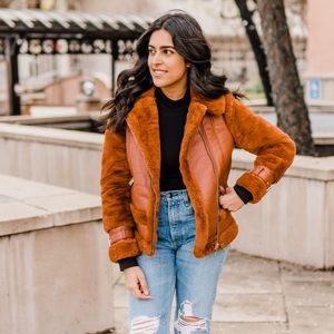 ASOS Jackets & Coats - Tan Sherpa jacket ASOS Jackets & Coats - Tan Sherpa jacket